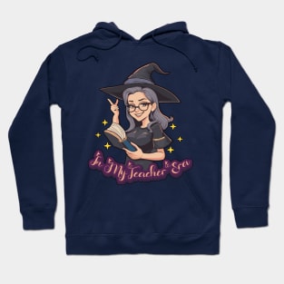 In My Teacher Era Tee for Halloween Book Reading Hoodie